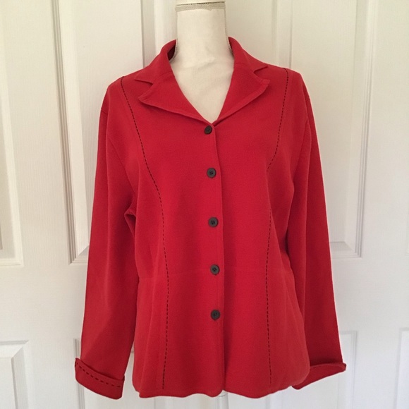 Pendleton Jackets & Blazers - 5/$25 Pendleton blazer red with black stitching XL